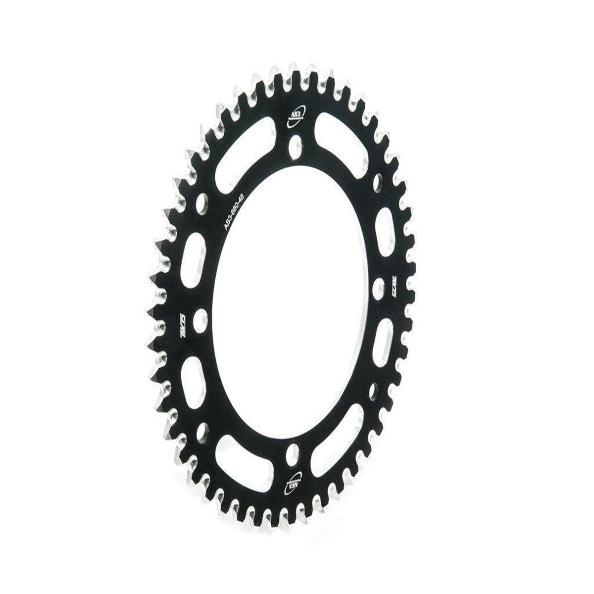 KAWASAKI KX 65 2000-2026 AS3 7075 ALUMINIUM REAR SPROCKET 420 46T BLACK
