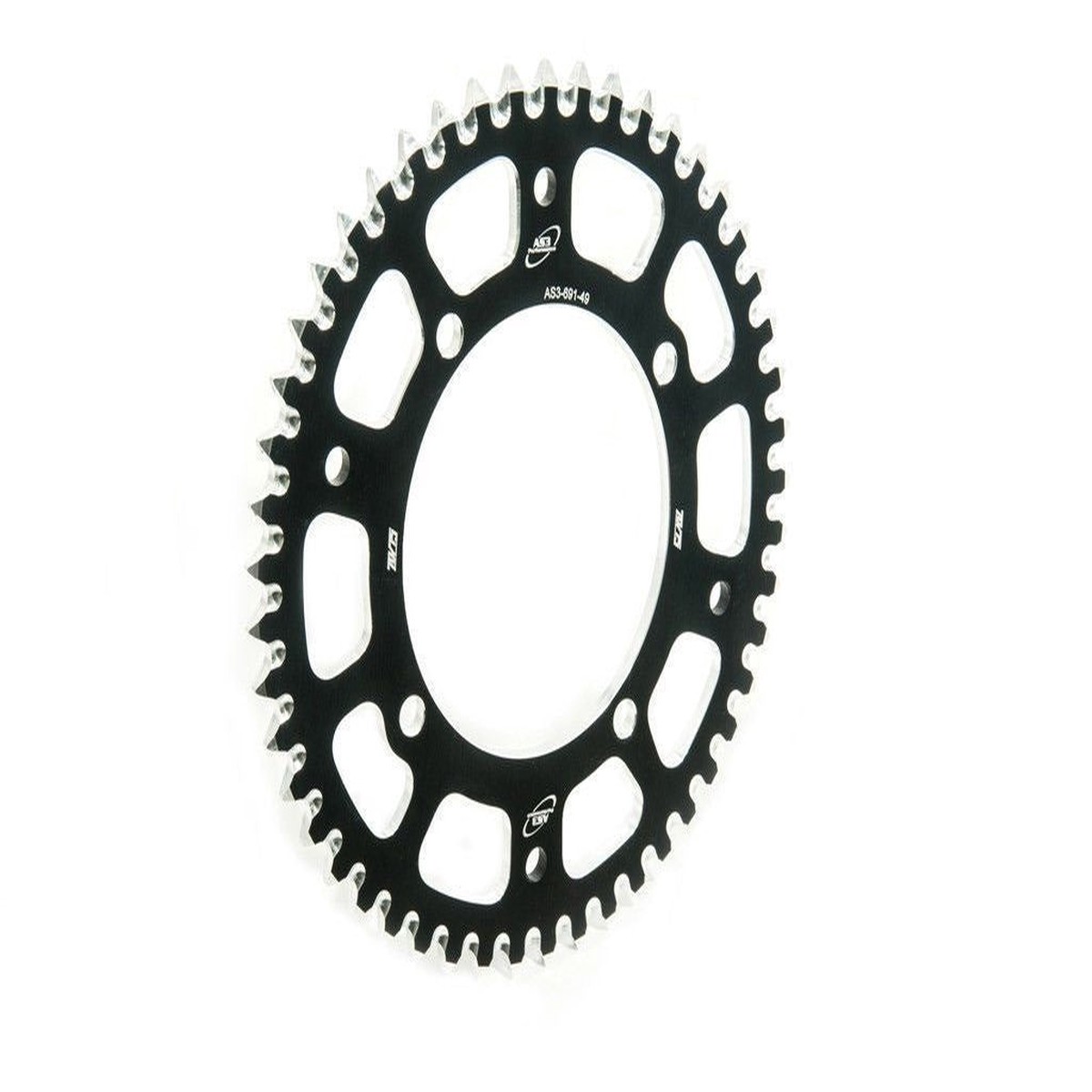 KAWASAKI KX 80 85 100 112 1983-2026 AS3 7075 ALUMINIUM REAR SPROCKET 420 48T BLACK