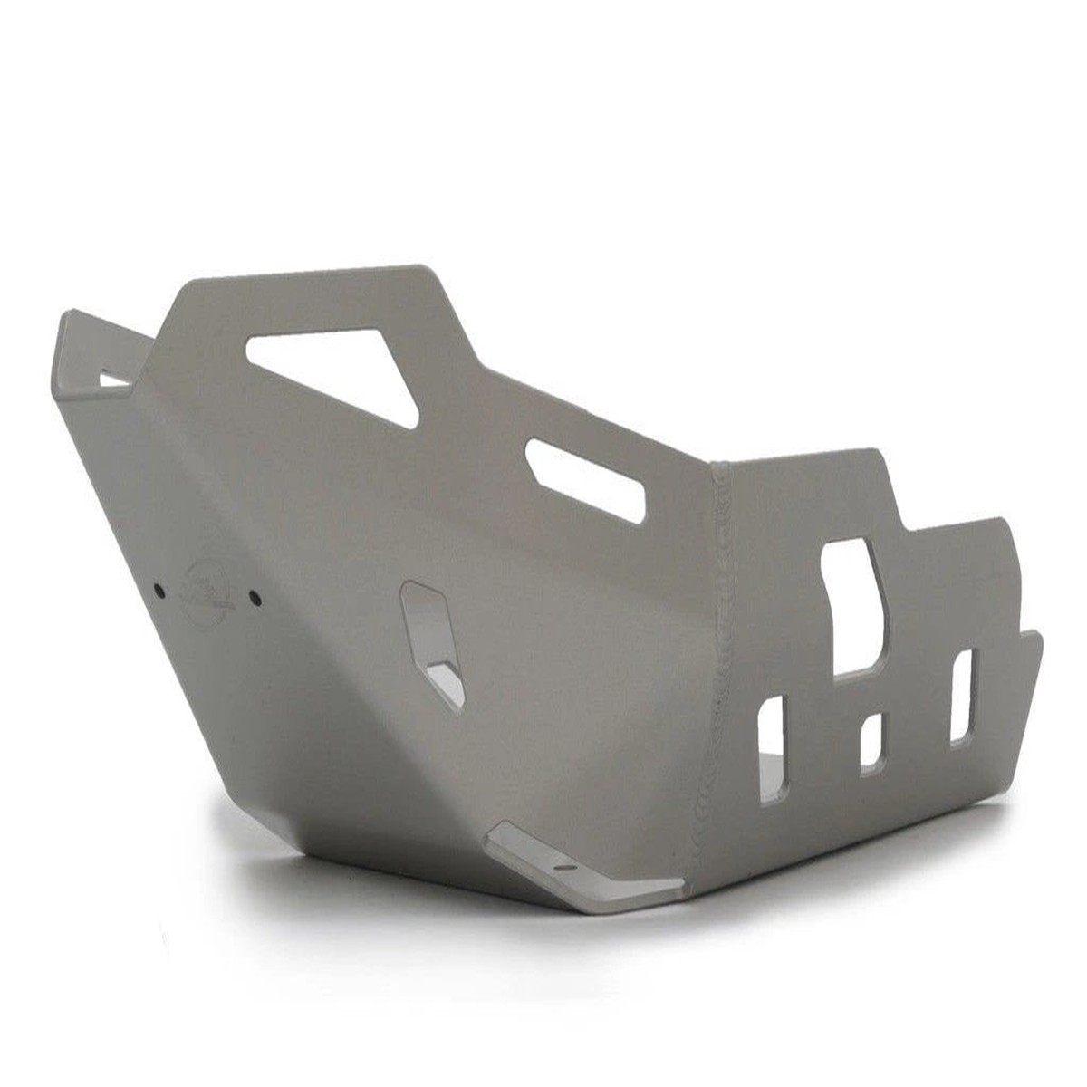 SUZUKI DL 650 V-STROM 2017-2024 AS3 ALUMINIUM SKID PLATE SUMP BASH GUARD SILVER