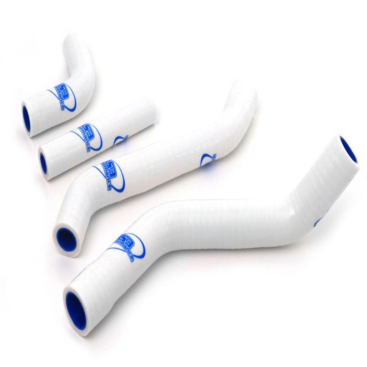 YAMAHA YZ 450 F 2018-2022 WR 450 F 2019-2023 AS3 PERFORMANCE SILICONE RADIATOR HOSES WHITE