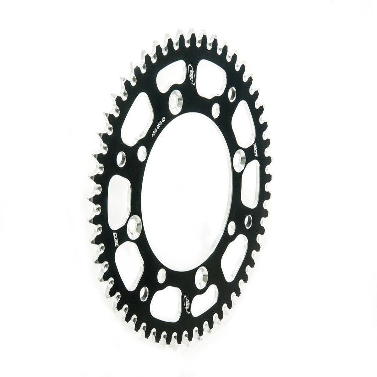 YAMAHA YZ 80 85 1993-2026 AS3 7075 ALUMINIUM REAR SPROCKET 428 50T BLACK