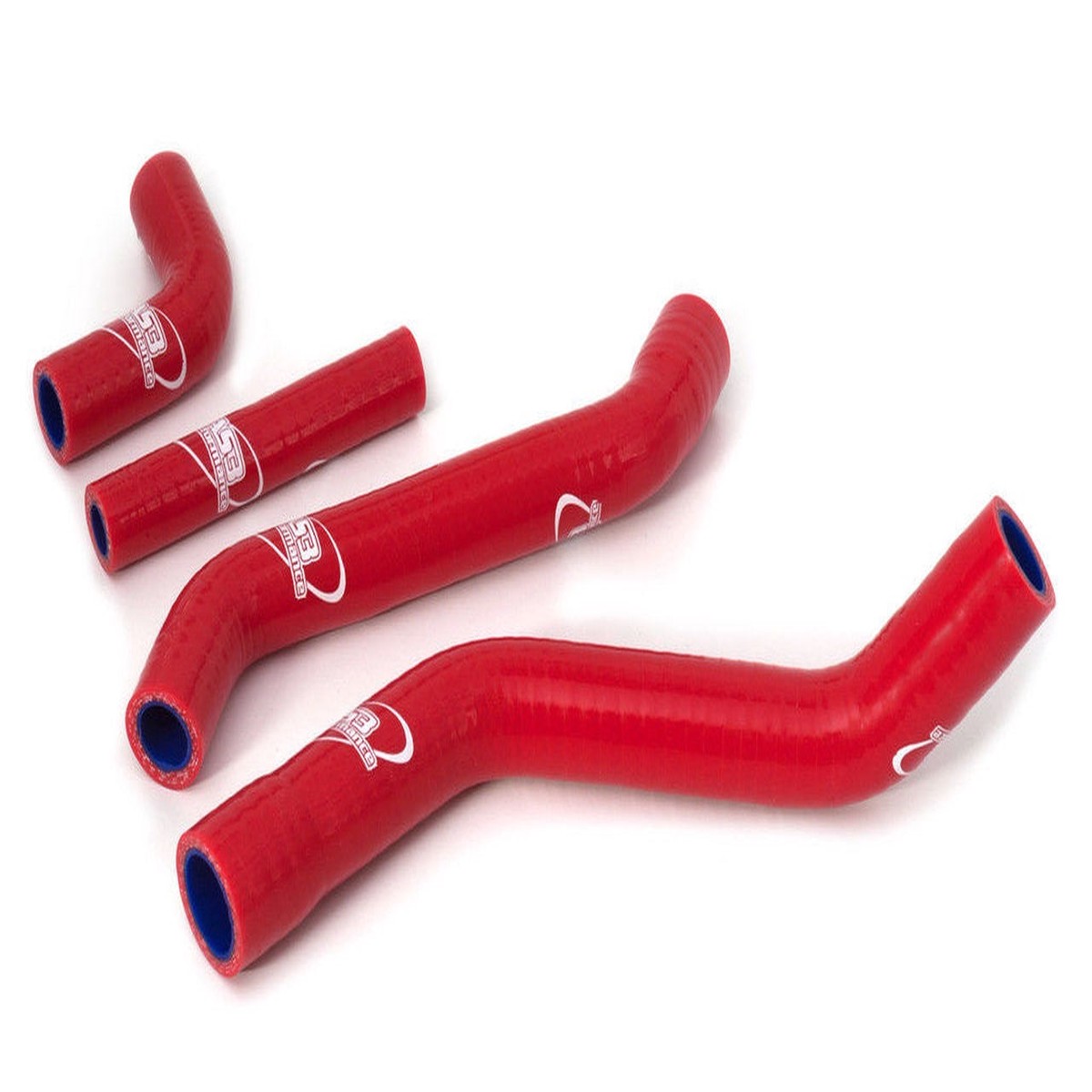 YAMAHA YZ 450 F 2018-2022 WR 450 F 2019-2023 AS3 PERFORMANCE SILICONE RADIATOR HOSES RED