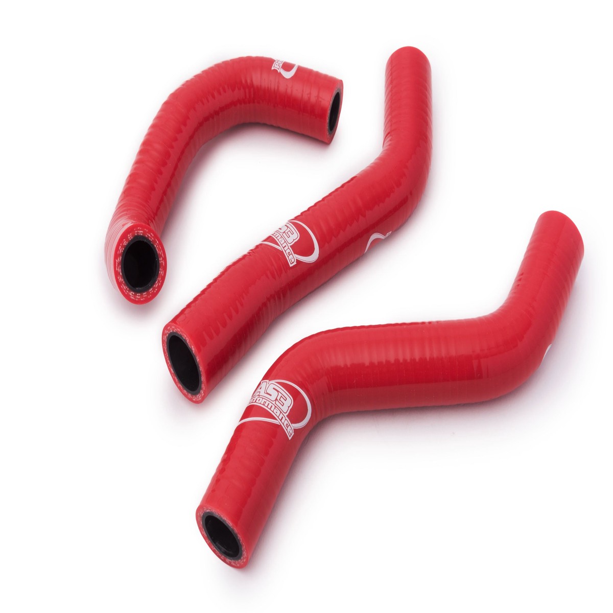 APRILIA RS4 125 2011-2017 AS3 PERFORMANCE SILICONE RADIATOR HOSES RED
