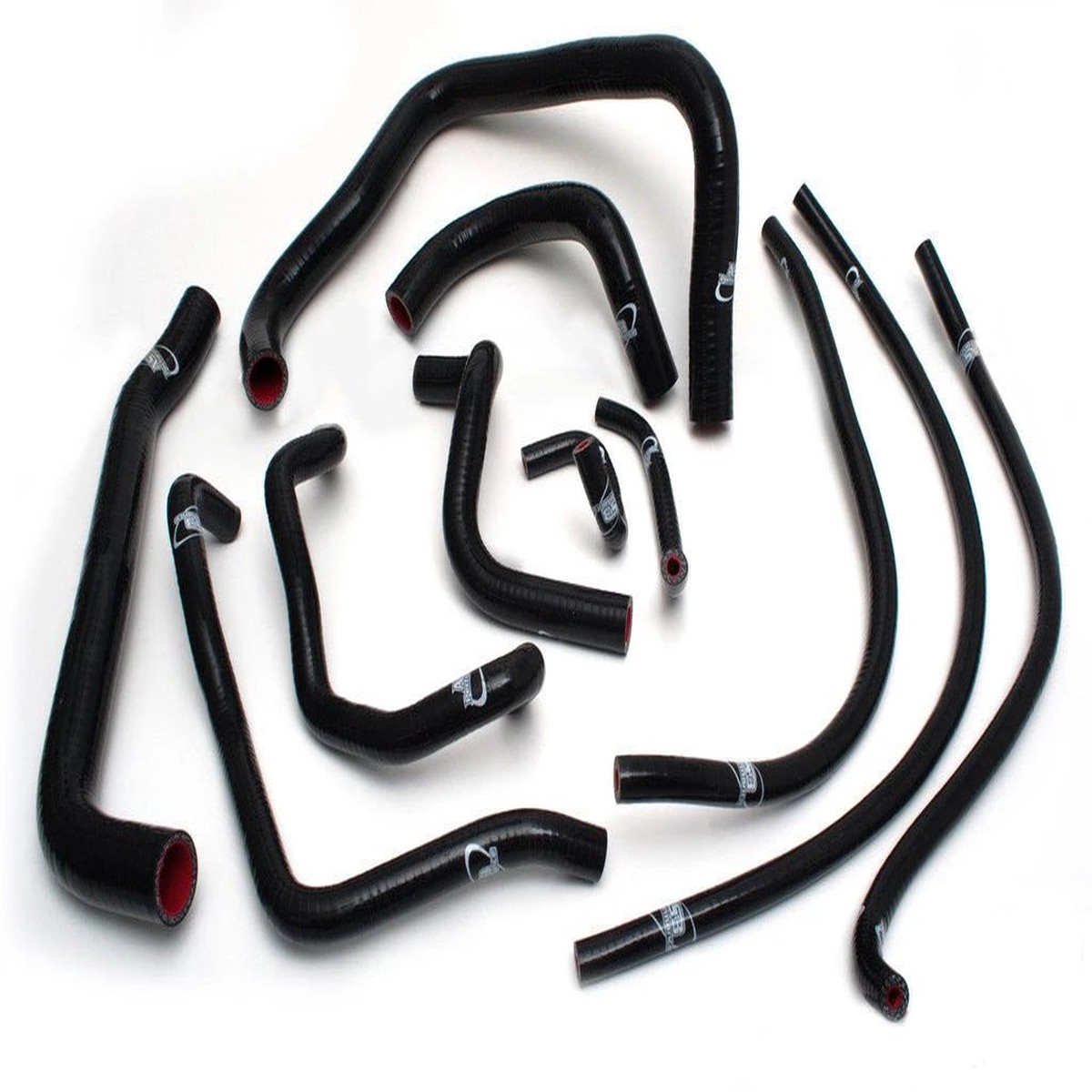 HONDA CBR 929 RR FIREBLADE 2000-2001 AS3 PERFORMANCE SILICONE RADIATOR HOSES BLACK