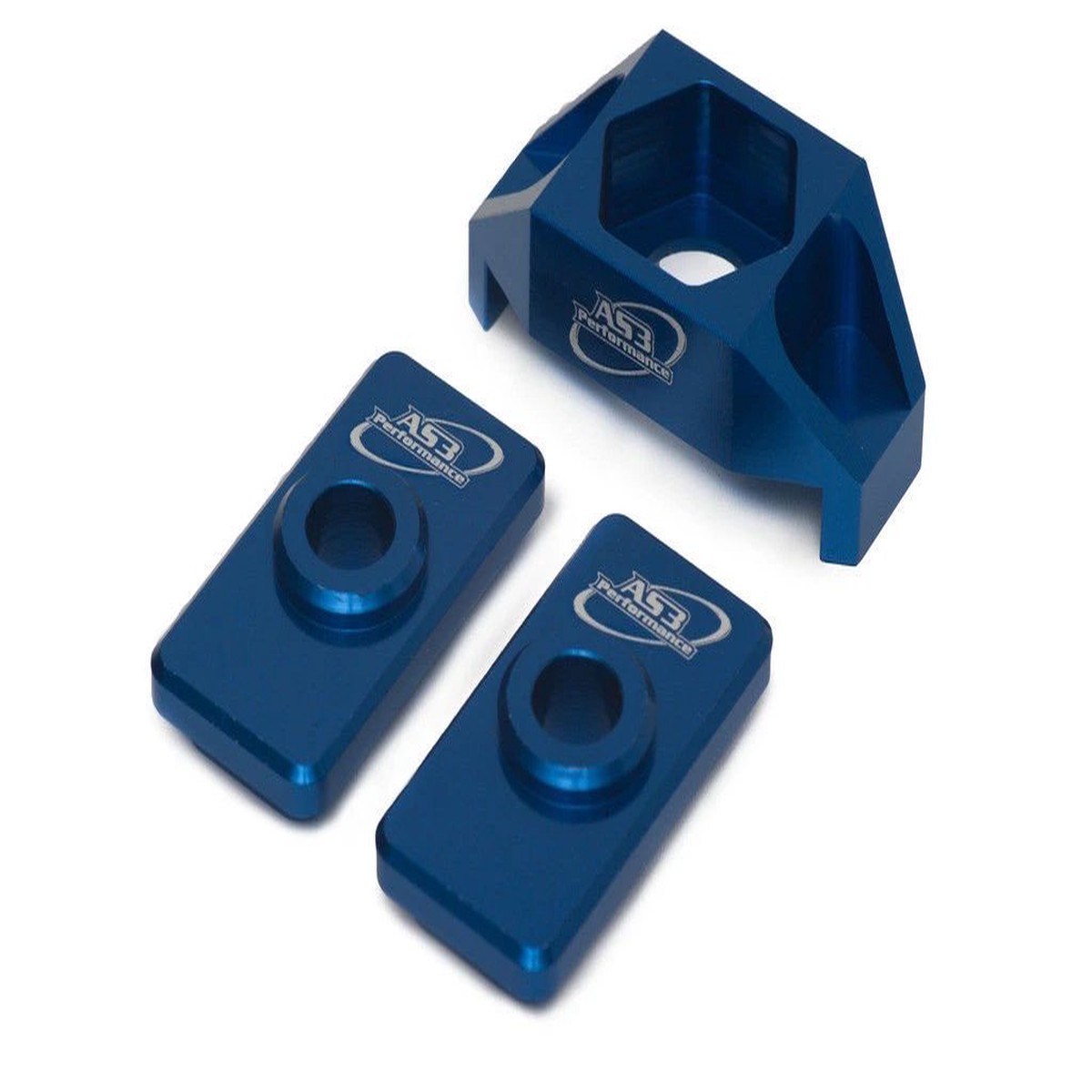HUSQVARNA TC 50 2017-2019 TC 50 MINI 2018-2023 AS3 CHAIN ADJUSTERS REAR AXLE BLOCKS BLUE
