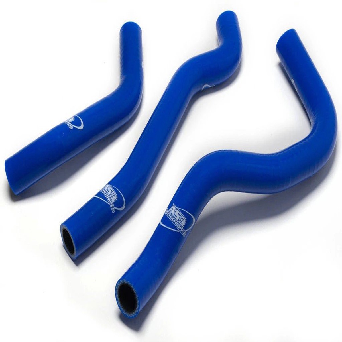 KAWASAKI KLR 650 1987-2007 AS3 PERFORMANCE SILICONE RADIATOR HOSES BLUE