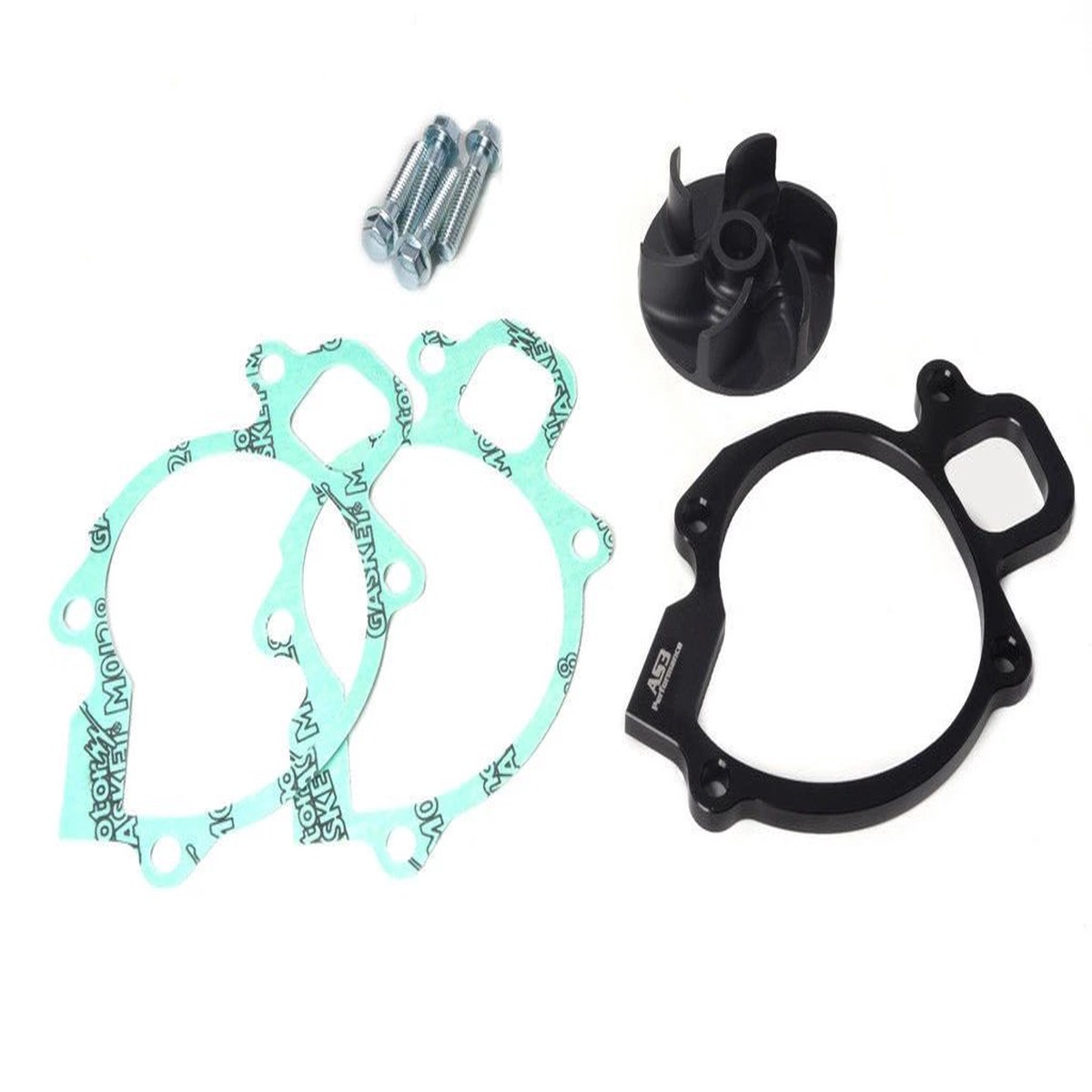 KTM 250 400 450 520 525 SX EXC XC AS3 OVERSIZED WATER PUMP IMPELLER COOLER KIT