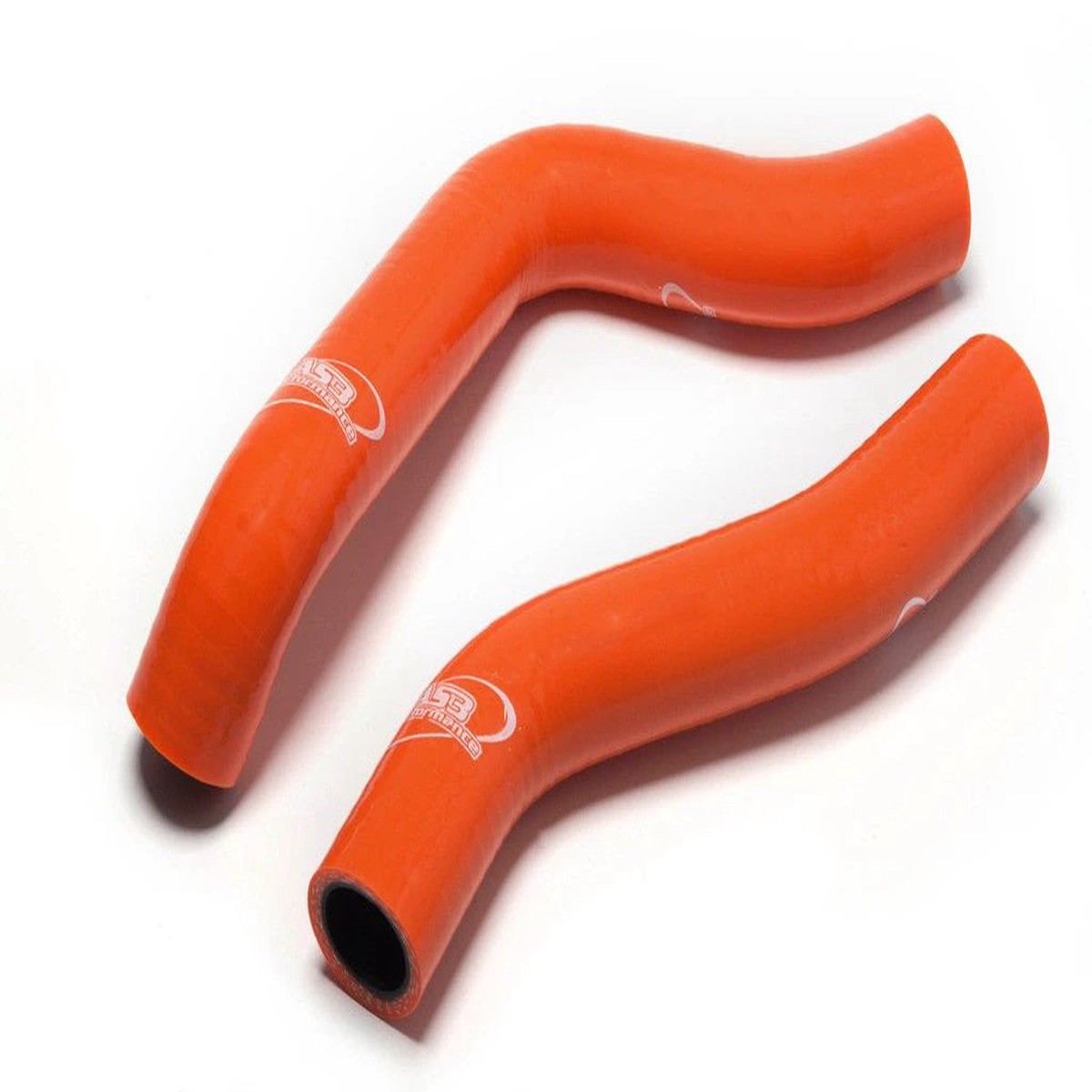 KTM 690 ENDURO R 690 SMC R 2014-2023 AS3 PERFORMANCE SILICONE RADIATOR HOSES ORANGE