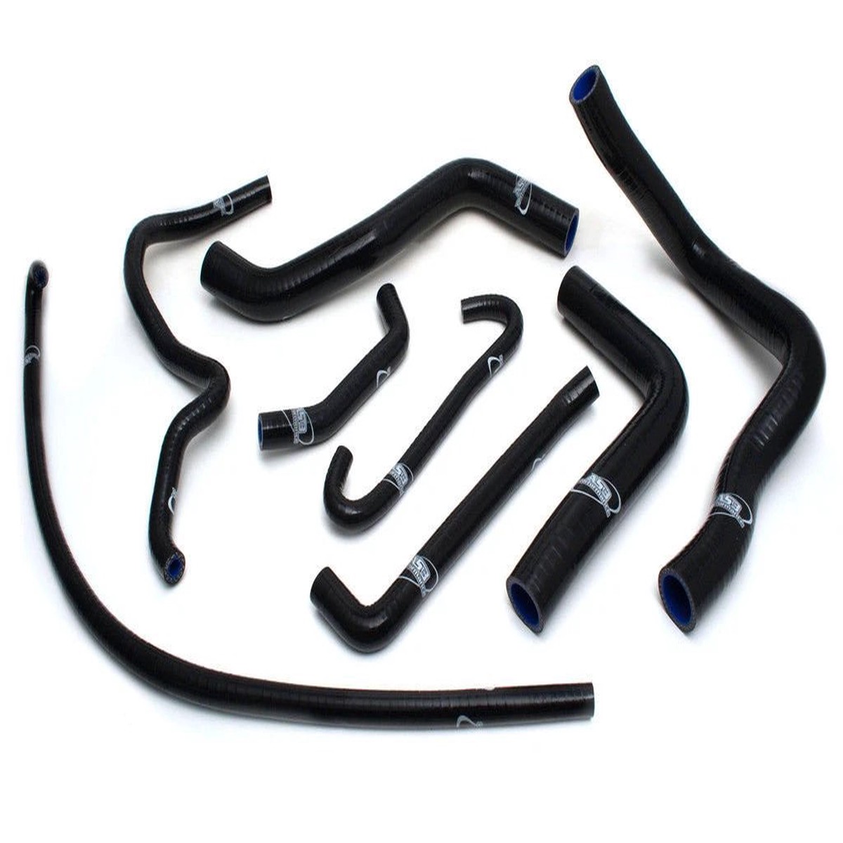 SUZUKI GSXR 600 750 2006-2010 AS3 PERFORMANCE SILICONE RADIATOR HOSES BLACK