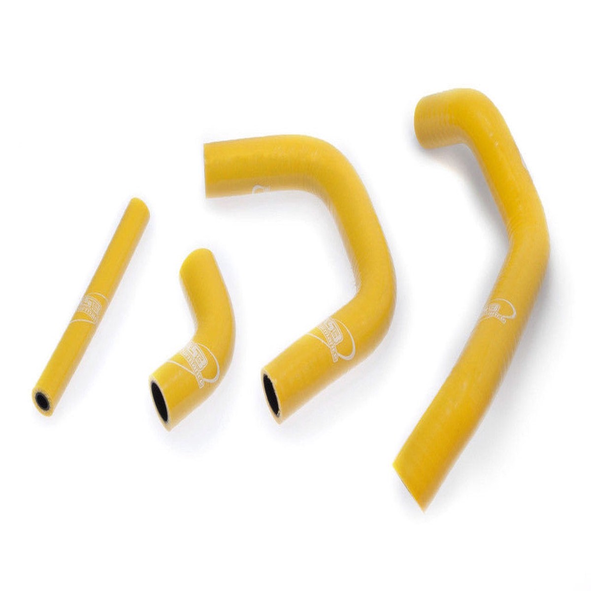 SUZUKI RM 250 1984-1985 AS3 PERFORMANCE SILICONE RADIATOR HOSES YELLOW