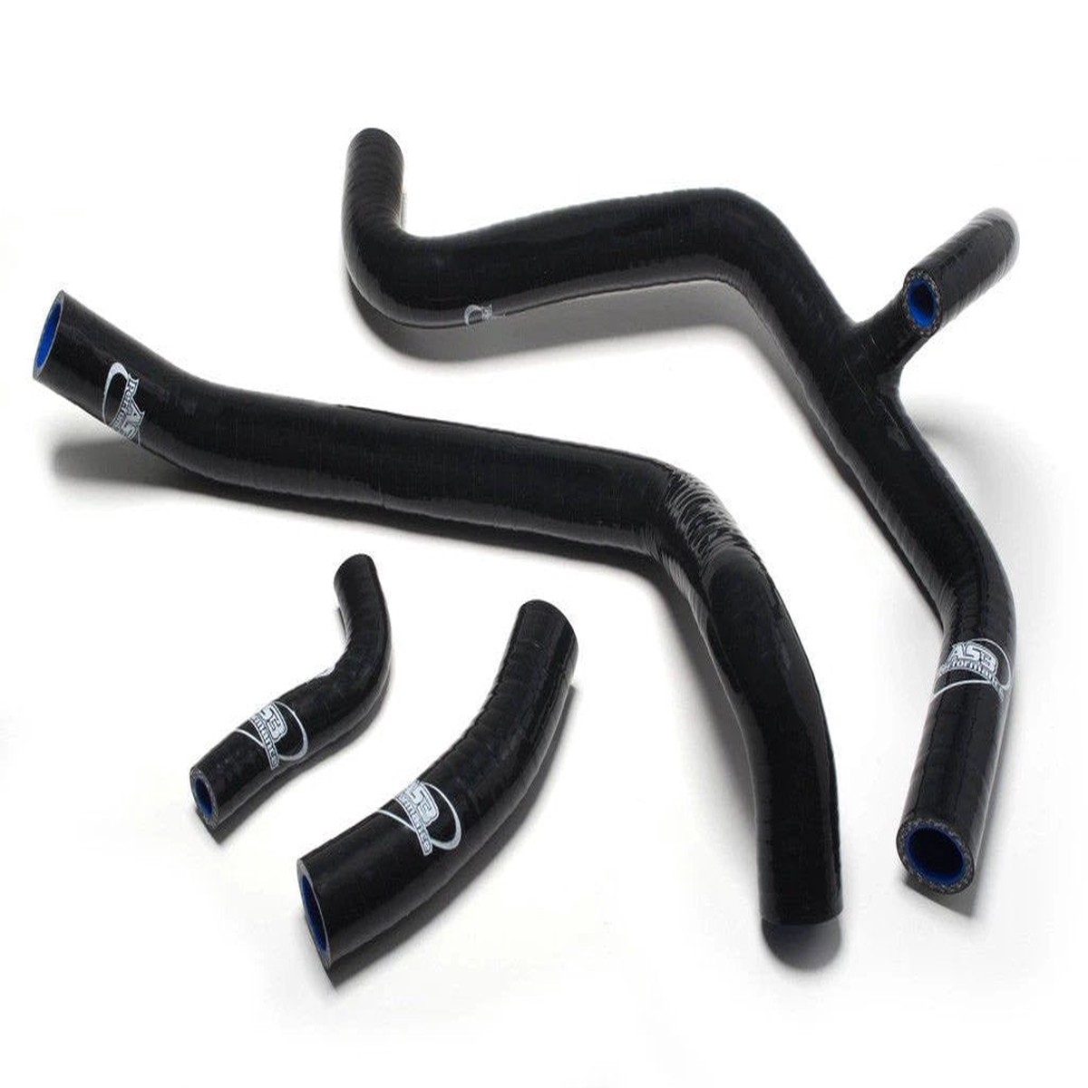 TRIUMPH 800 TIGER XR XC 2011-2015 AS3 PERFORMANCE SILICONE RADIATOR HOSES BLACK