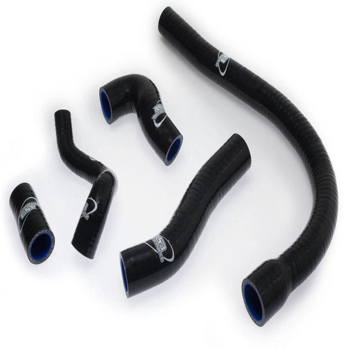 TRIUMPH 885 TIGER 1998-2000 AS3 PERFORMANCE SILICONE RADIATOR HOSES BLACK