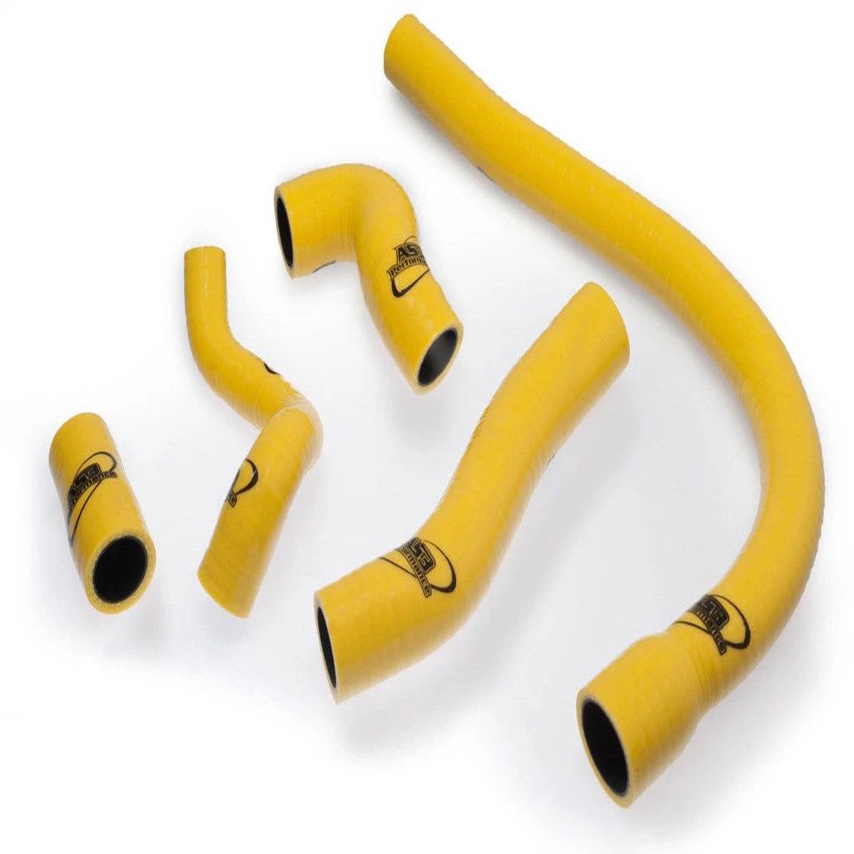 TRIUMPH 885 TIGER 1998-2000 AS3 PERFORMANCE SILICONE RADIATOR HOSES YELLOW