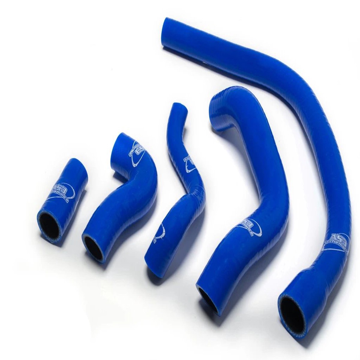 TRIUMPH 955I TIGER 2001-2006 AS3 PERFORMANCE SILICONE RADIATOR HOSES BLUE