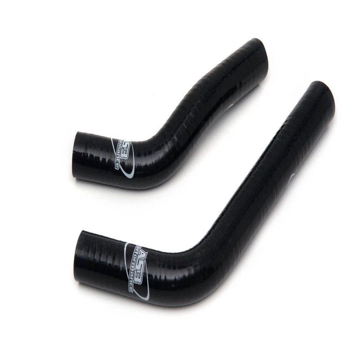 YAMAHA YZF R3 R25 MT 250 2015-2020 MT-03 2016-2020 AS3 PERFORMANCE SILICONE RADIATOR HOSES BLACK