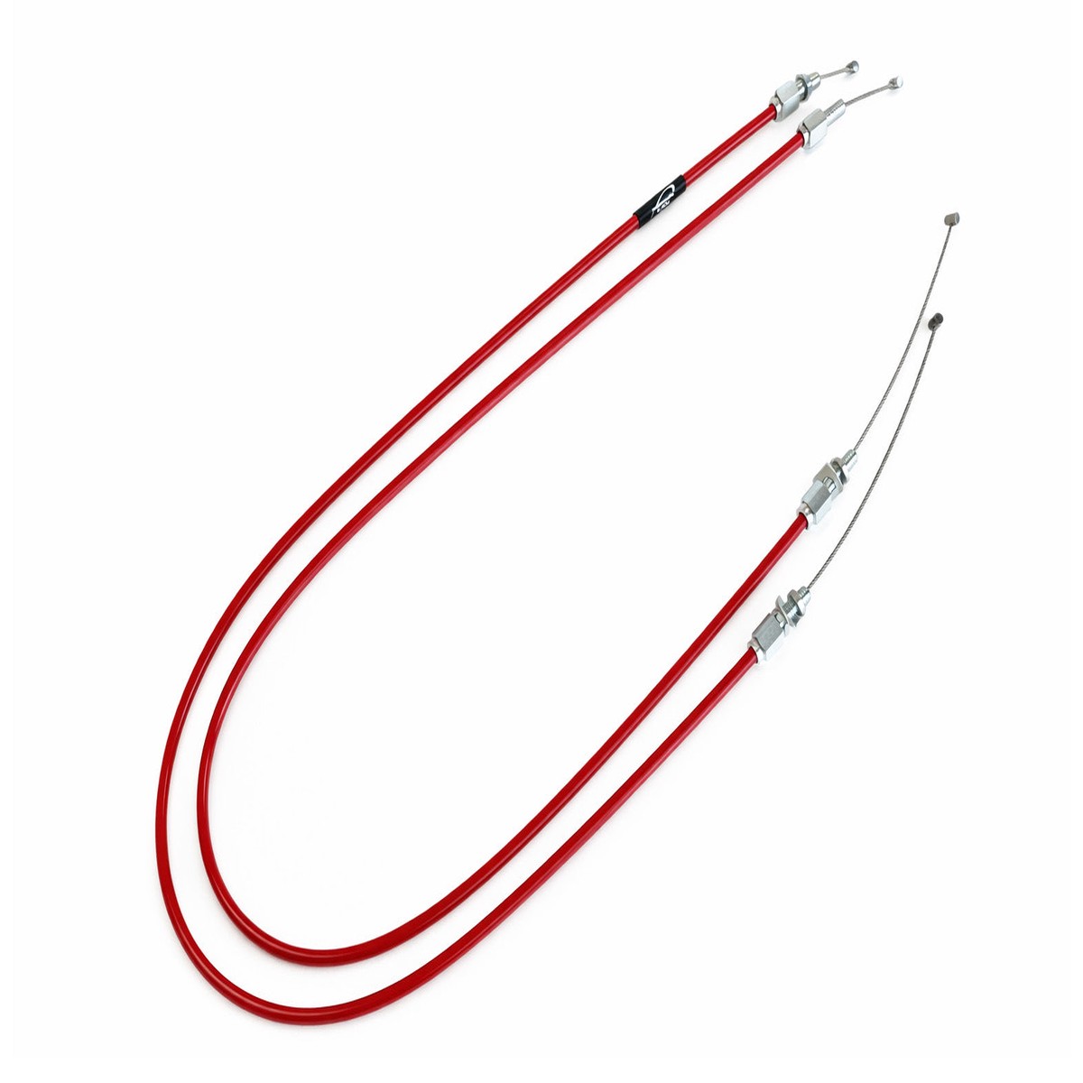 HONDA CRF 150 R RB 2007-2026 AS3 VENHILL FEATHERLIGHT THROTTLE CABLES RED
