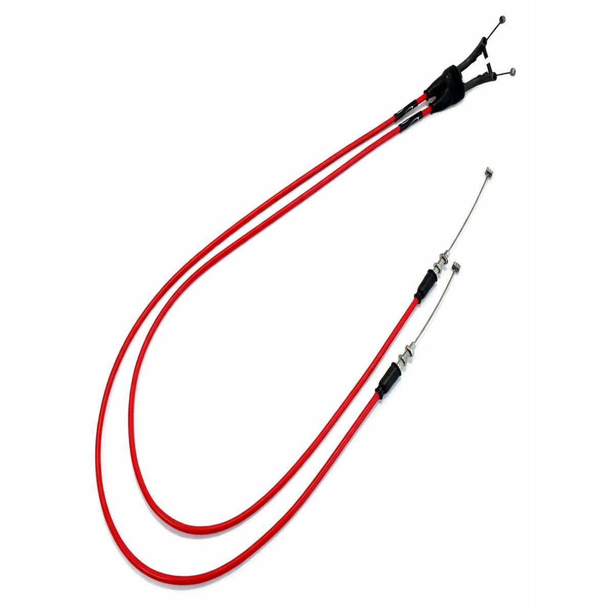 HUSQVARNA TE 449 2011-2013 TE 511 2011-2012 AS3 VENHILL FEATHERLIGHT THROTTLE CABLES RED