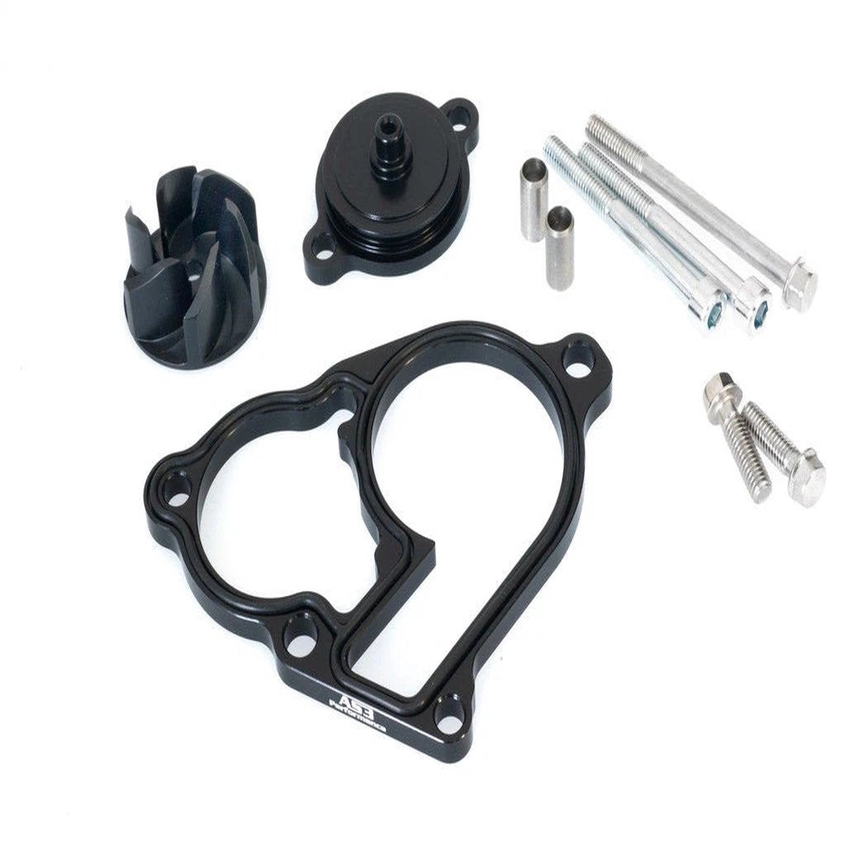 KAWASAKI KX 250 F 2006-2020 AS3 OVERSIZED WATER PUMP IMPELLER COOLER COOLING KIT BLACK