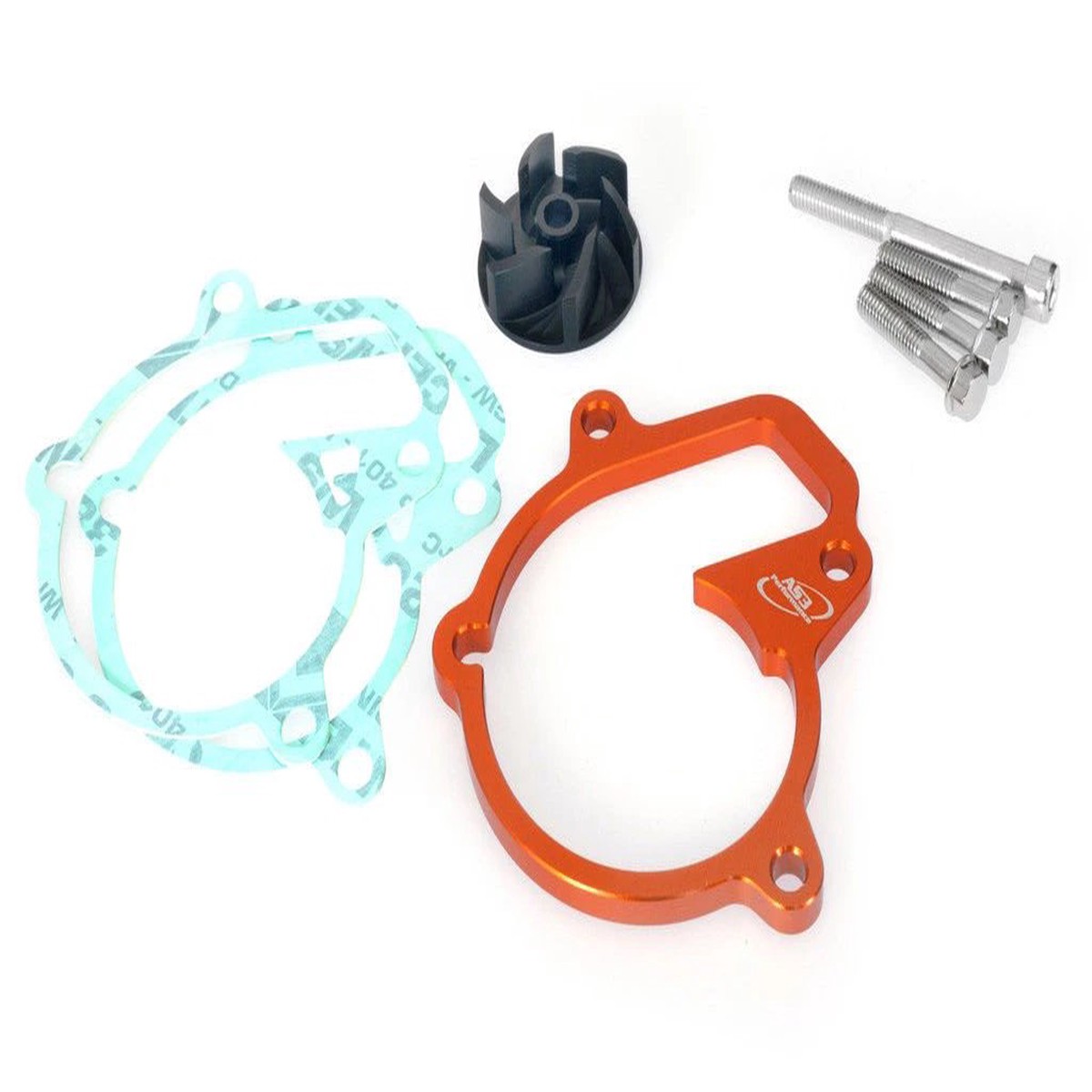 KTM 450 530 EXC 08-11 XC-W XCR-W AS3 OVERSIZED WATER PUMP IMPELLER COOLER KIT