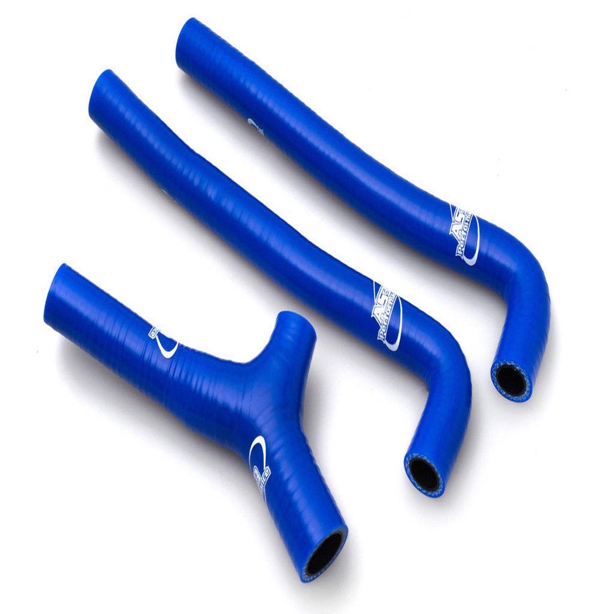 TM MX EN 450 F 2004-2009 AS3 PERFORMANCE SILICONE RADIATOR HOSES BLUE