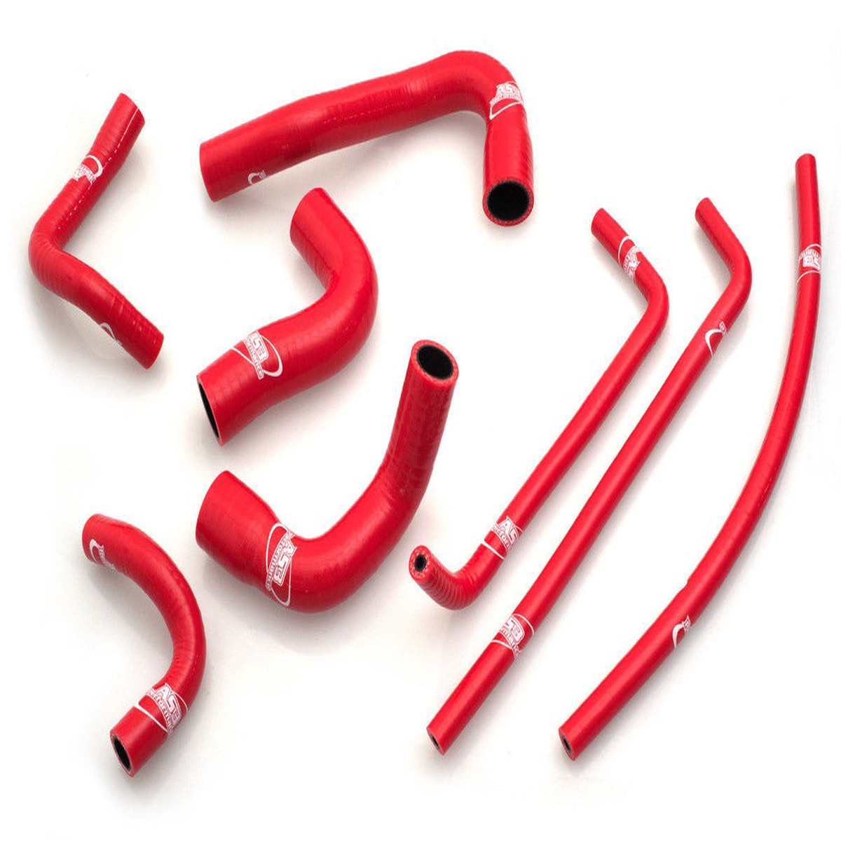YAMAHA MT09 MT-09 FZ09 FZ-09 2013-2016 AS3 PERFORMANCE SILICONE RADIATOR HOSES RED
