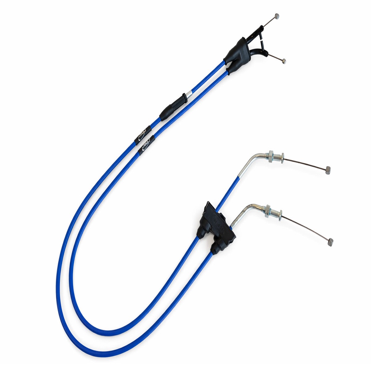 YAMAHA YZ 450 F 2014-2015 YZ 450 FX 2016-2018 WR 450 F 2016-2018 AS3 VENHILL FEATHERLIGHT THROTTLE CABLES BLUE