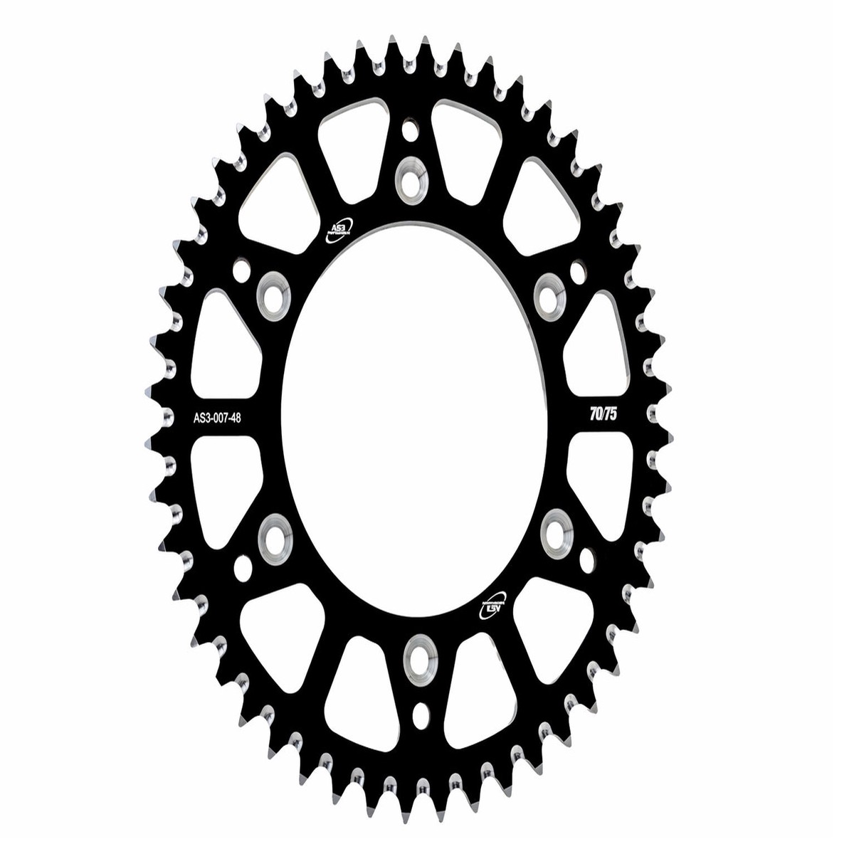 BETA 125 200 250 300 350 390 430 450 480 RR RX XTRAINER 2013-2026 AS3 7075 ALUMINIUM REAR SPROCKET 520 50T BLACK