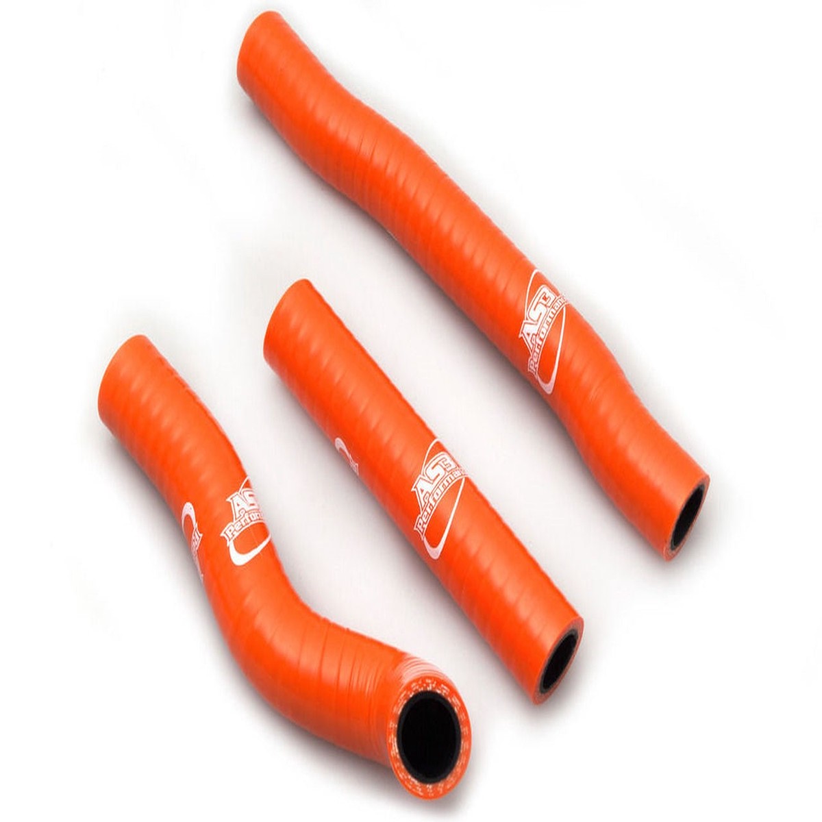 KTM 125 150 SX 2016-2018 AS3 PERFORMANCE SILICONE RADIATOR HOSES ORANGE