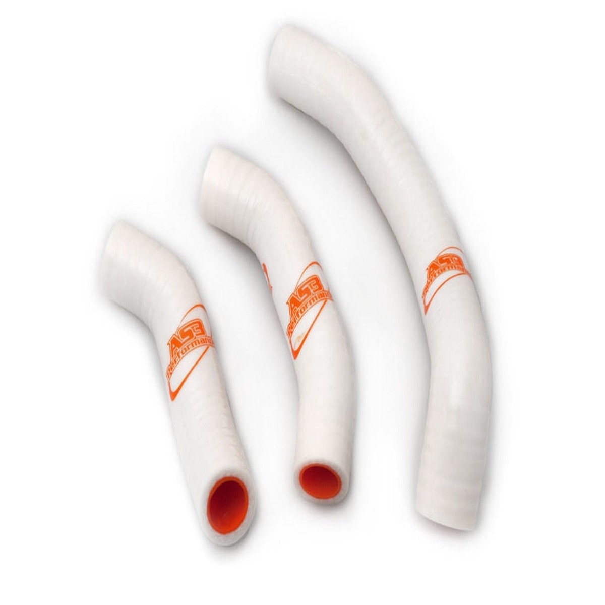 KTM 450 SX-F 2016-2018 AS3 PERFORMANCE SILICONE RADIATOR HOSES WHITE