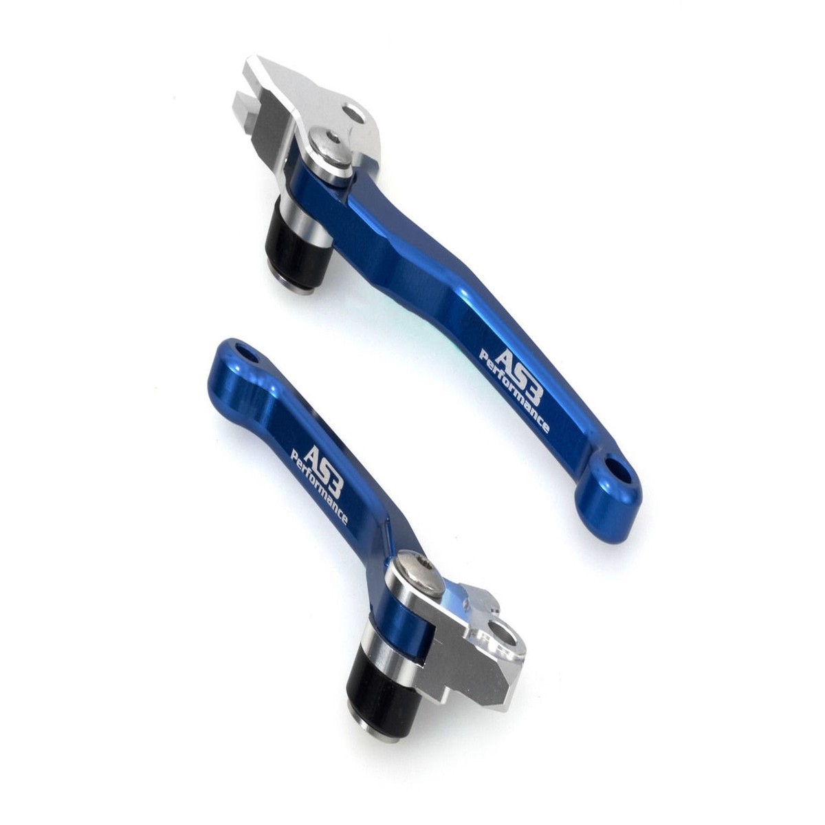 YAMAHA YZ 65 2018-2027 YZ 85 2015-2027 AS3 FRONT BRAKE & CLUTCH FLEXI LEVERS BLUE
