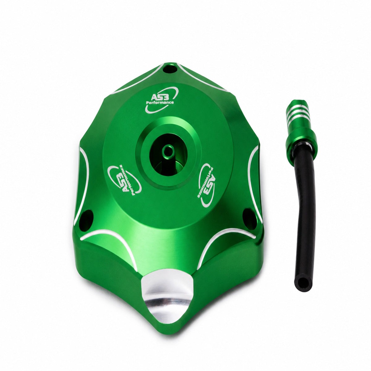 KAWASAKI KFX 400 2003-2007 AS3 ALUMINIUM PETROL FUEL GAS CAP GREEN