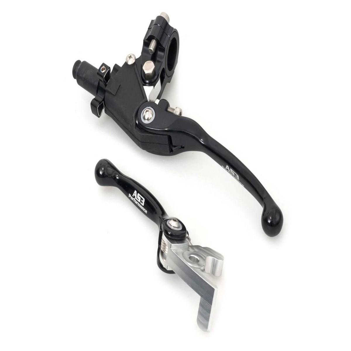 SUZUKI LTZ 250 400 2004-2016 LTR 450 2006-2016 AS3 FRONT BRAKE & CLUTCH LEVERS BLACK