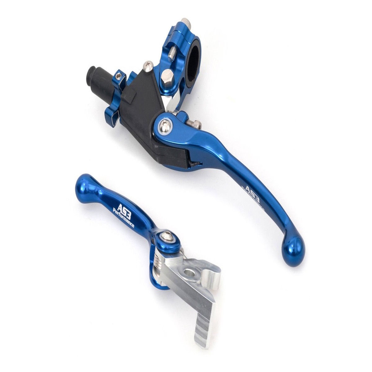 SUZUKI LTZ 250 400 2004-2016 LTR 450 2006-2016 AS3 FRONT BRAKE & CLUTCH LEVERS BLUE