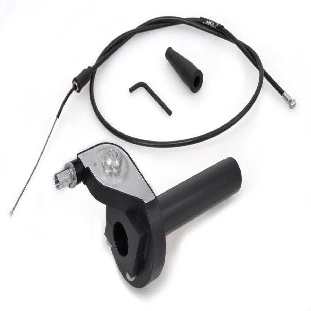 YAMAHA YFM 660 R RAPTOR 2001-2005 AS3 VENHILL TWIST GRIP THROTTLE CONVERSION KIT BLACK