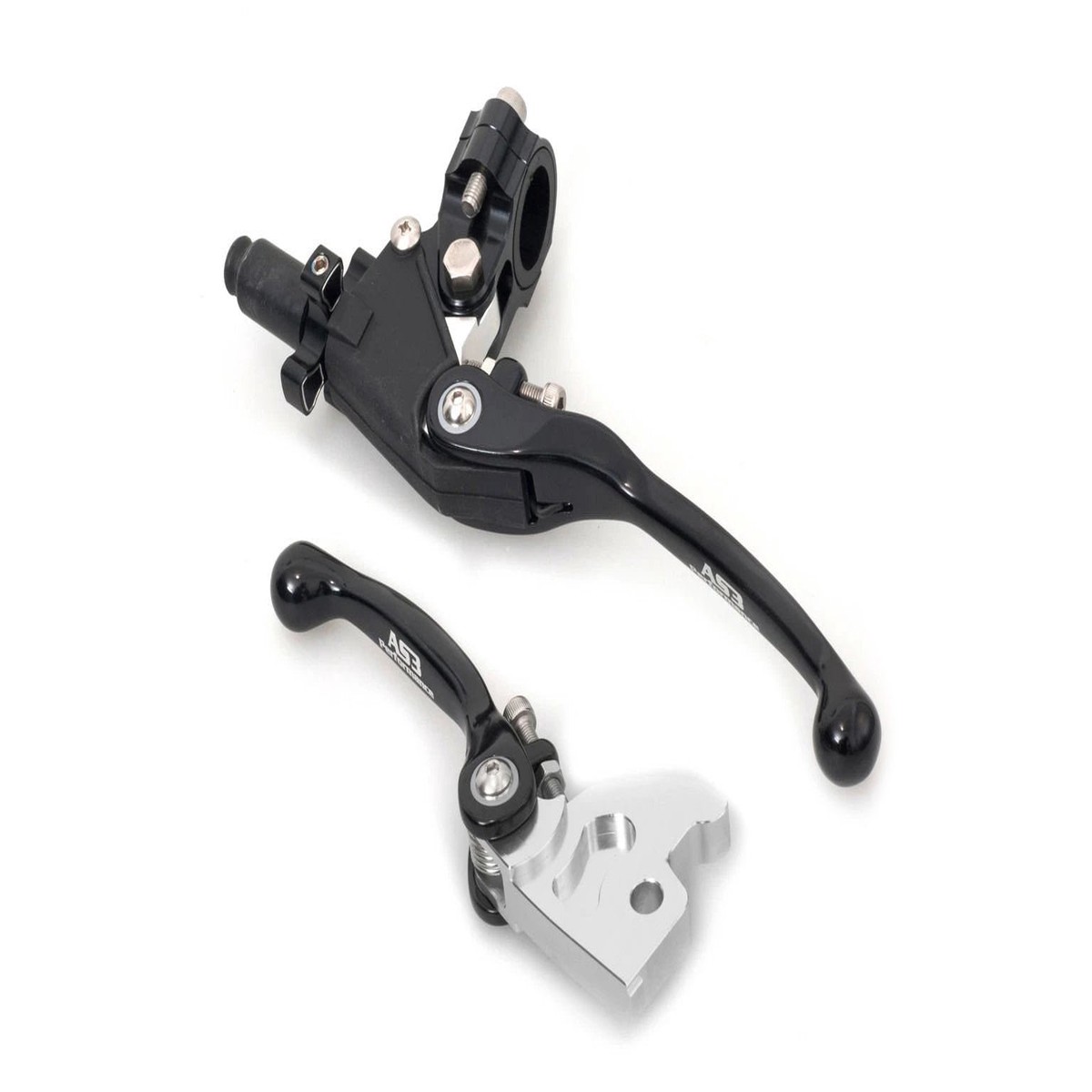 YAMAHA YFM 660 RAPTOR YFZ 450 FRONT BRAKE and CLUTCH LEVERS BLACK
