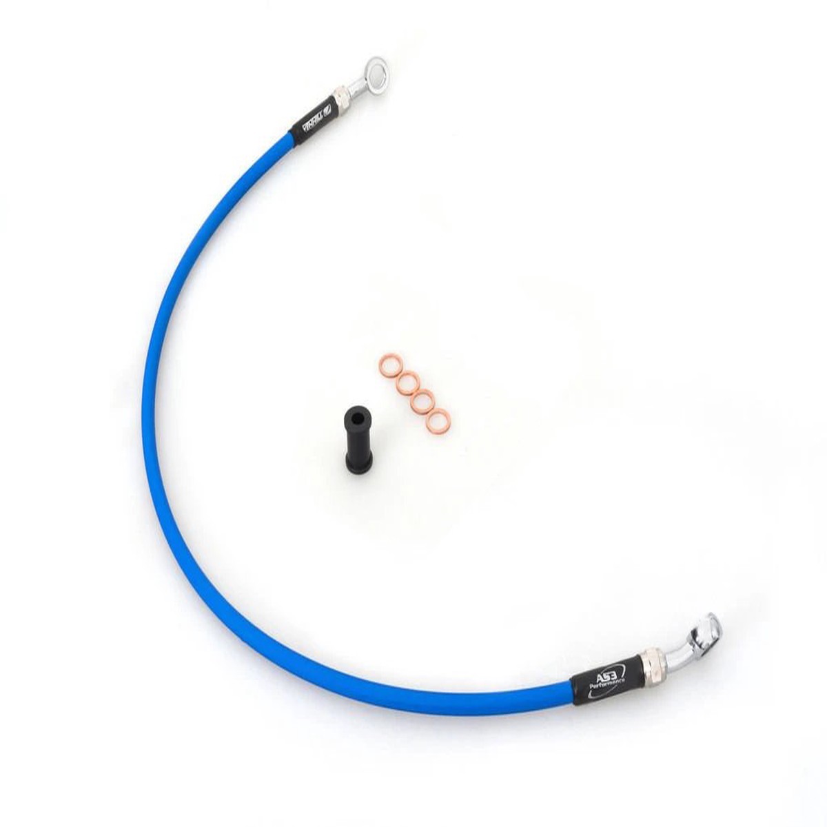 SUZUKI LTZ 400 2003-2007 LTR 450 2006-2007 AS3 VENHILL BRAIDED REAR BRAKE LINE HOSE BLUE