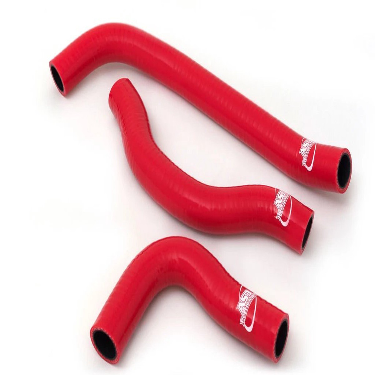 HONDA CBR 600 F2 1991-1994 AS3 PERFORMANCE SILICONE RADIATOR HOSES RED