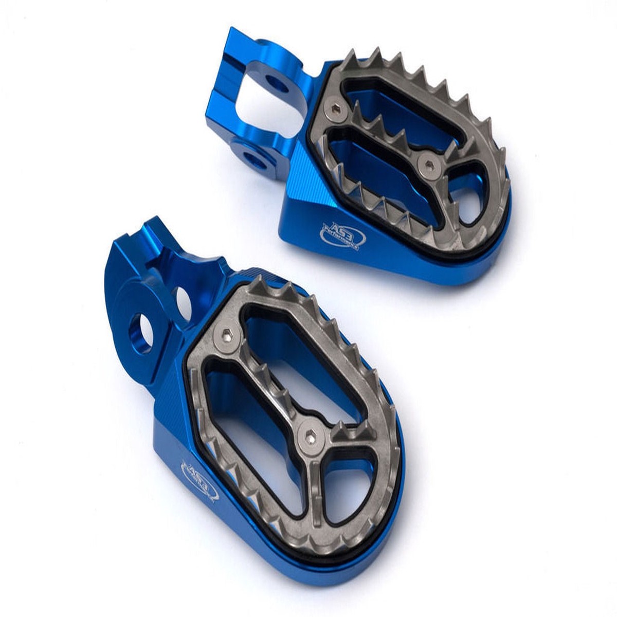 HUSQVARNA TC 85 18-24 TC TX FC FX 125 250 350 450 16-22 TE FE 17-23 AS3 FACTORY SERIES WIDE FOOT PEGS BLUE
