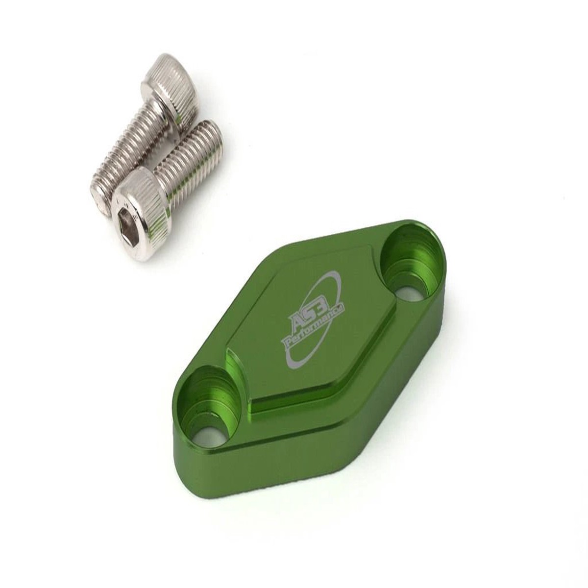 KAWASAKI KFX 400 450 2003-2016 REAR BRAKE BLOCK OFF PLATE GREEN