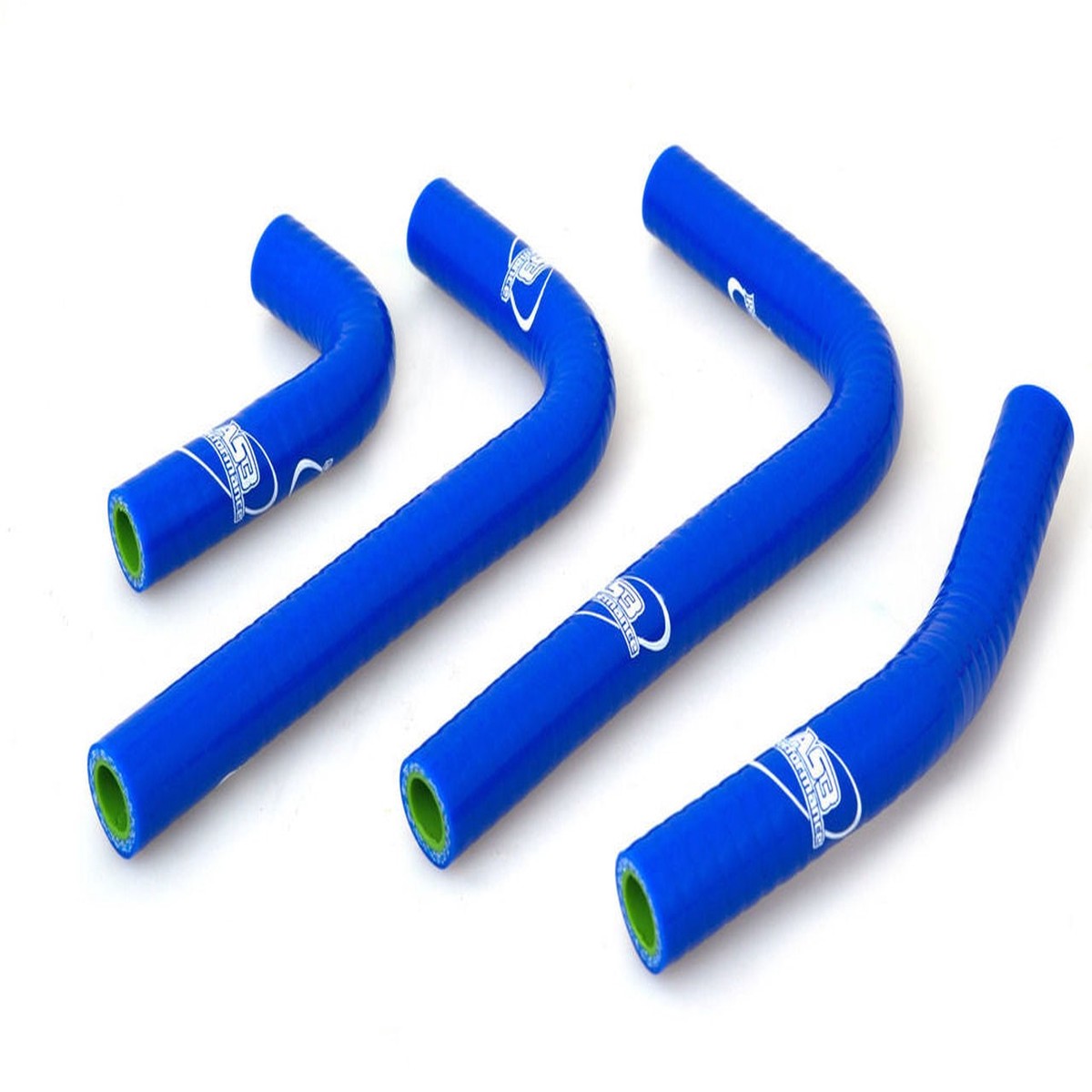KAWASAKI KX 250 F 2017-2019 AS3 PERFORMANCE SILICONE RADIATOR HOSES BLUE