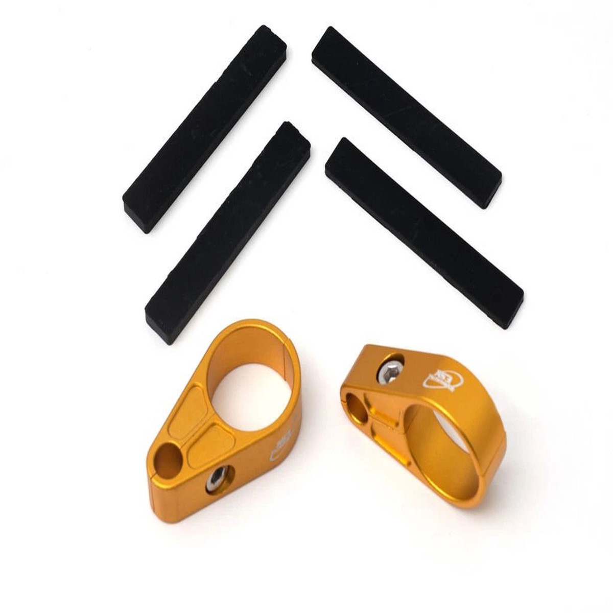 SUZUKI LTZ LT-Z 250 400 2004-2016 LTR LT-R 450 2006-2016 FRONT BRAKE LINE CLAMP YELLOW
