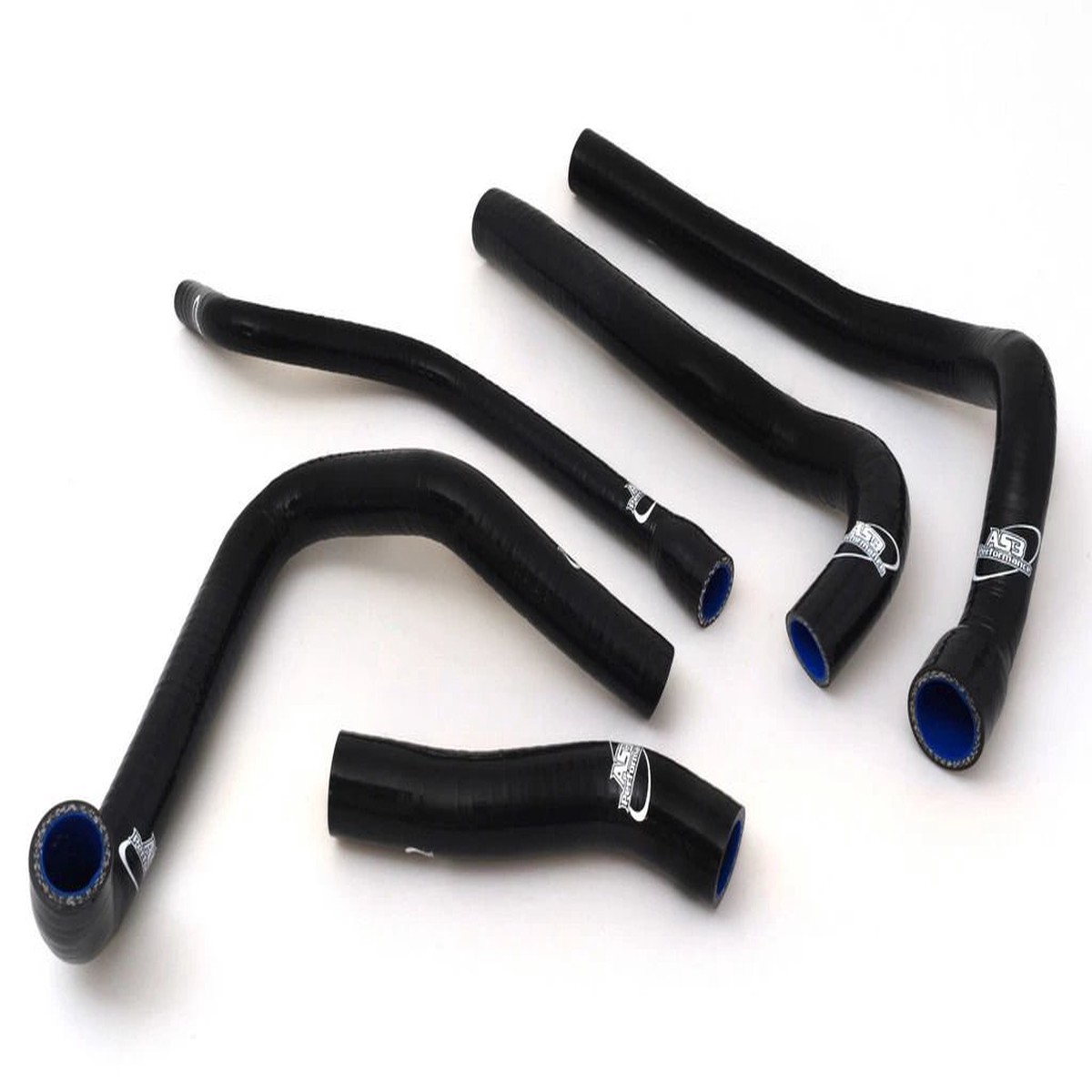 TRIUMPH 955I SPEED TRIPLE 1997-2001 AS3 PERFORMANCE SILICONE RADIATOR HOSES BLACK