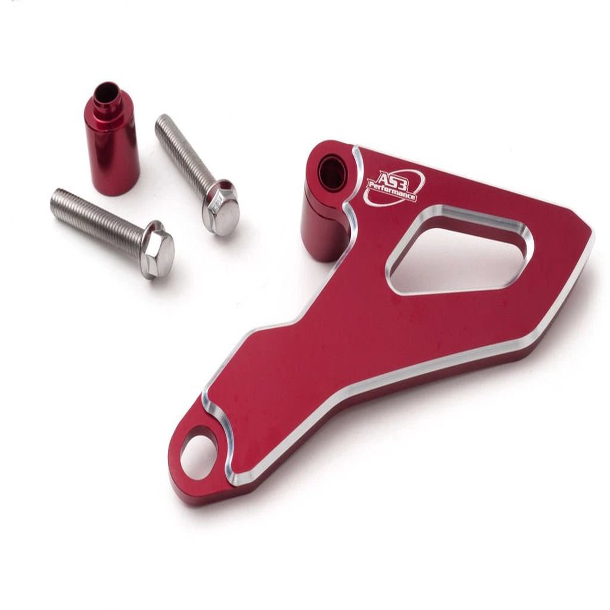 YAMAHA YZ 125 2005-2027 YZ 125 X 2020-2027 AS3 ALUMINIUM FRONT SPROCKET GUARD COVER RED