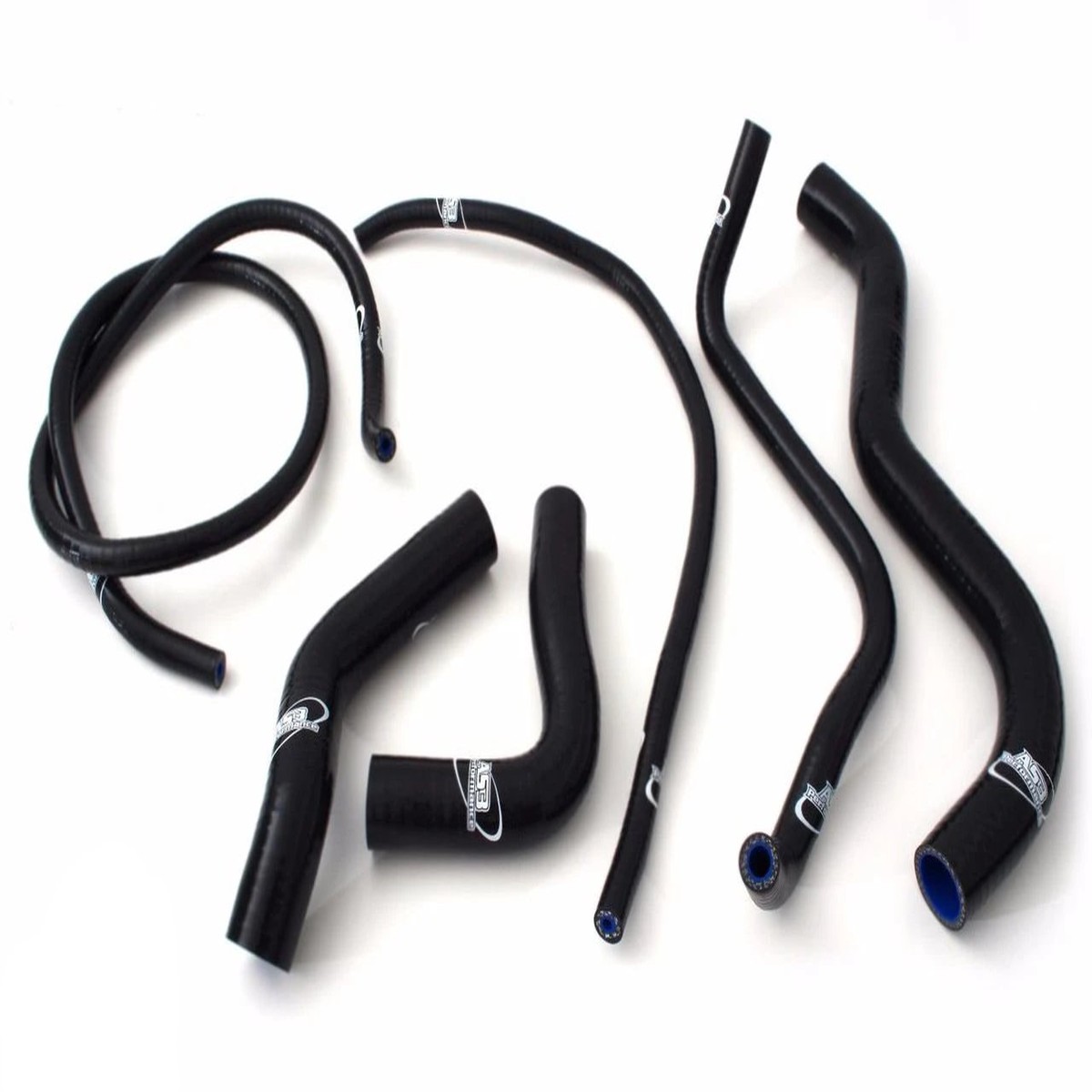 HONDA CBF 600 2004-2007 AS3 PERFORMANCE SILICONE RADIATOR HOSES BLACK