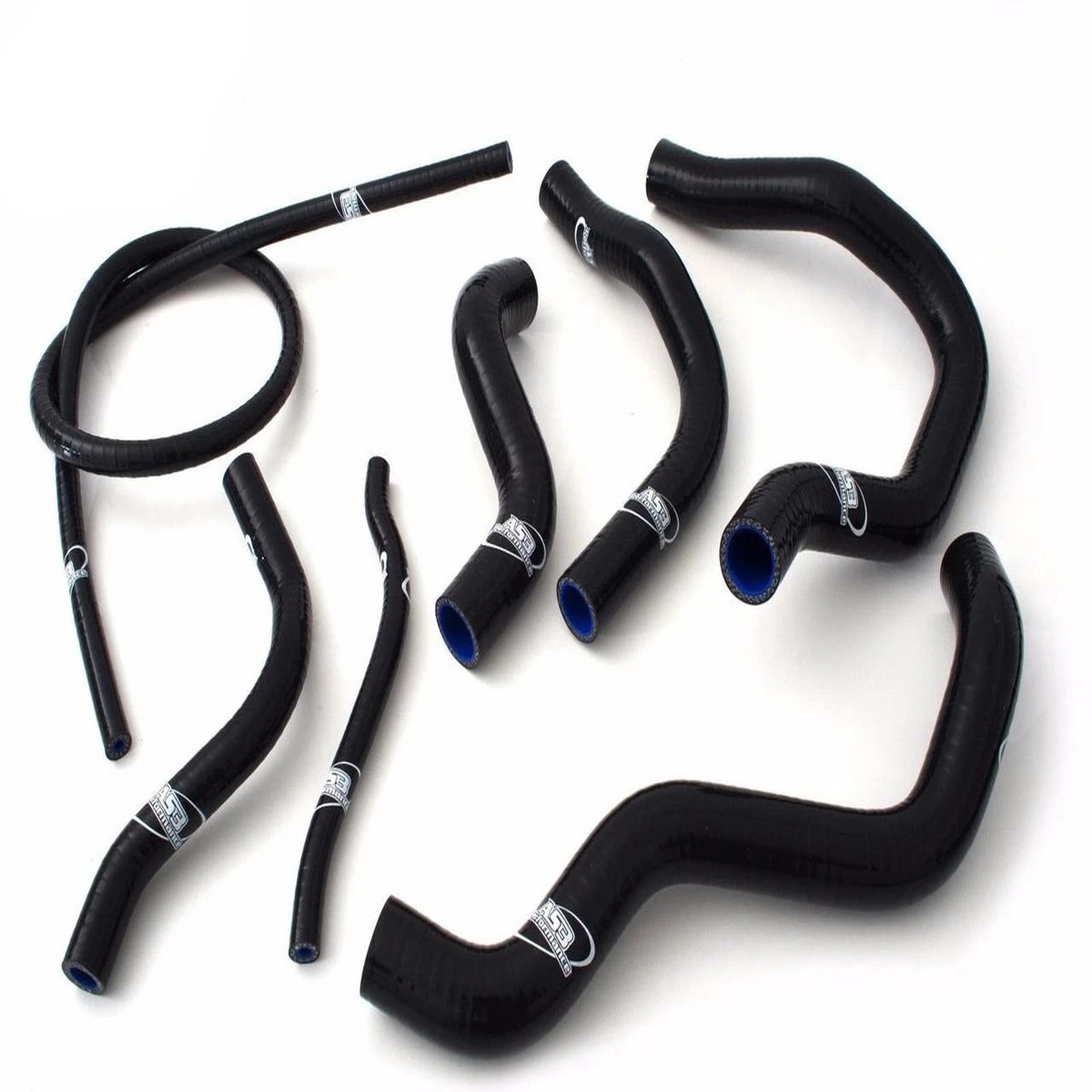 HONDA CBF 600 2008-2013 AS3 PERFORMANCE SILICONE RADIATOR HOSES BLACK
