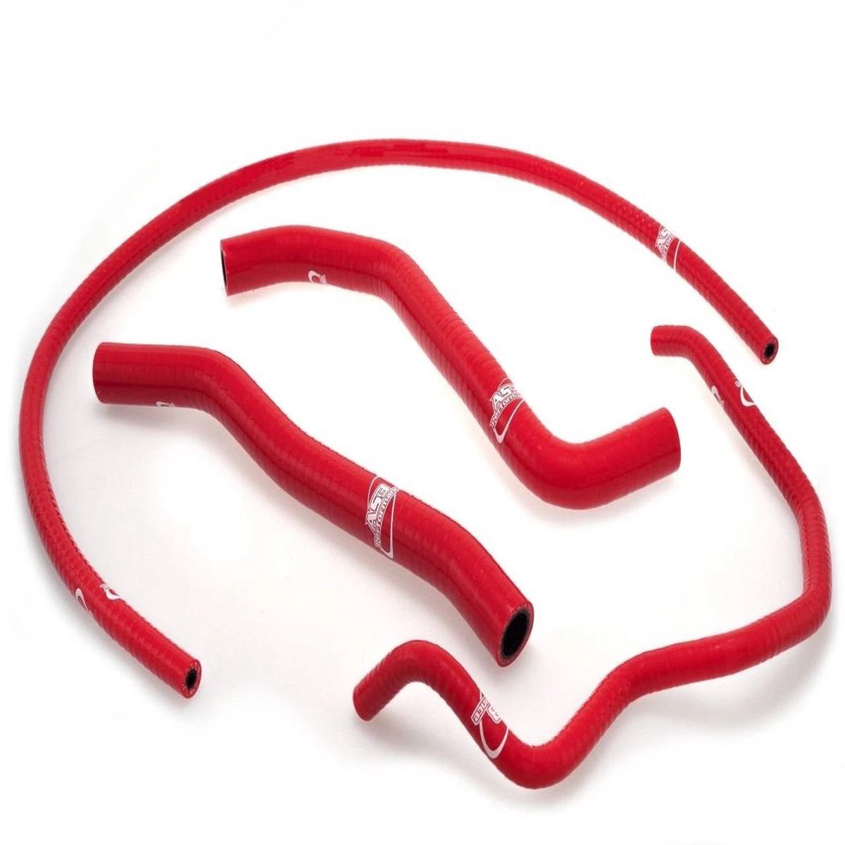HONDA CRF 250 L 2012-2020 CRF 250 M 2013-2018 AS3 PERFORMANCE SILICONE RADIATOR HOSES RED