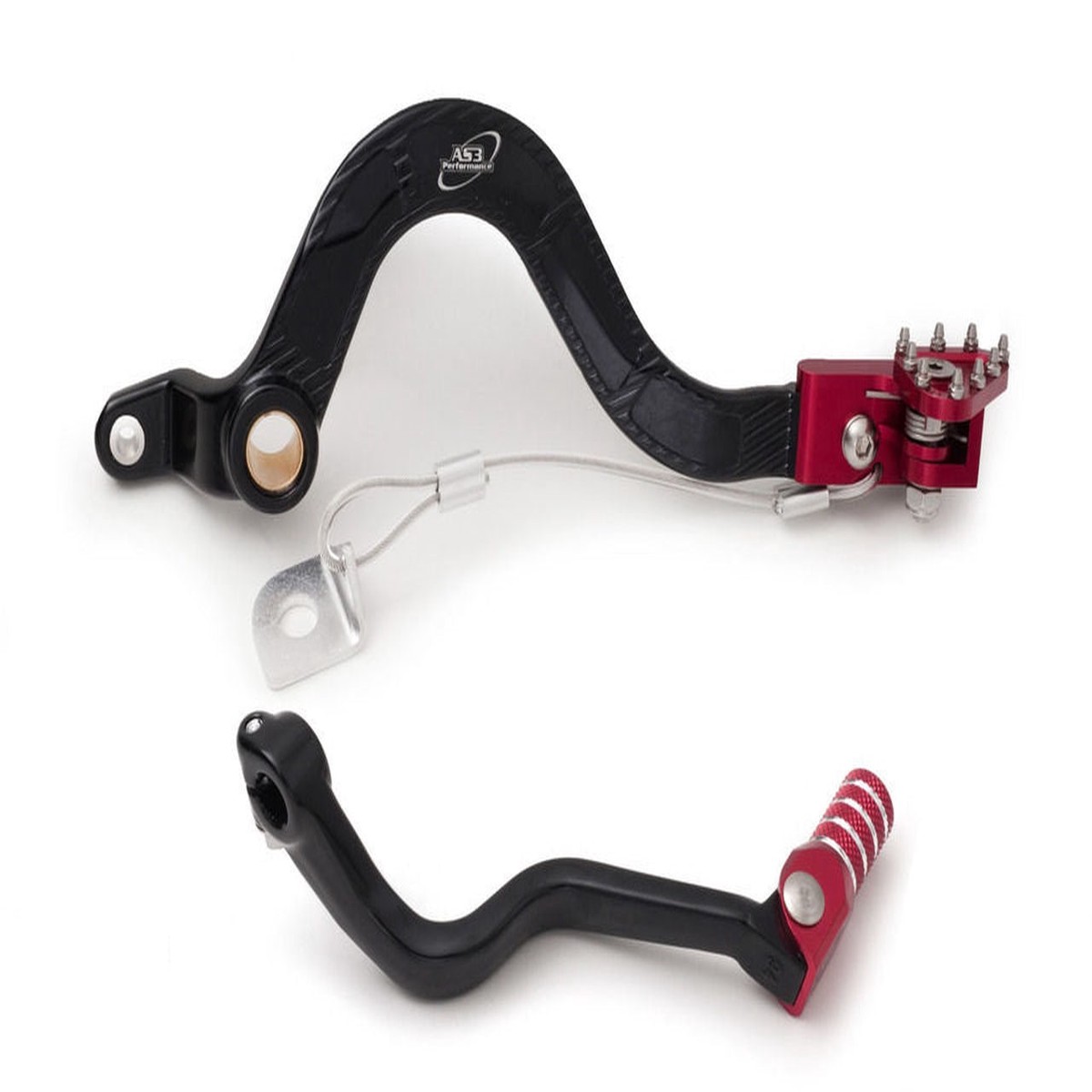 HUSQVARNA TC TE 250 310 2009-2013 TC TE SM 450 510 2004-2013 AS3 FORGED GEAR LEVER & REAR BRAKE PEDAL COMBO