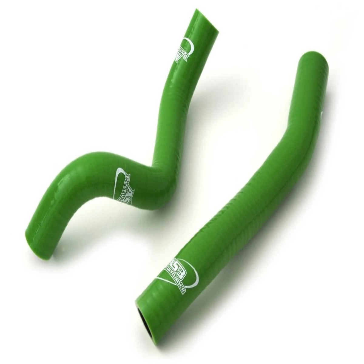 KAWASAKI KFX 450 R 2008-2018 AS3 PERFORMANCE SILICONE RADIATOR HOSES GREEN