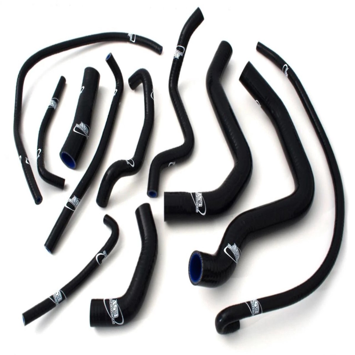 SUZUKI GSR 600 2006-2010 AS3 PERFORMANCE SILICONE RADIATOR HOSES BLACK