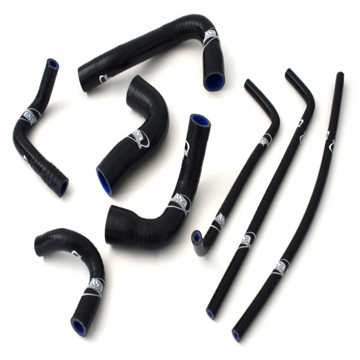 YAMAHA MT09 MT-09 FZ09 FZ-09 2013-2016 AS3 PERFORMANCE SILICONE RADIATOR HOSES BLACK